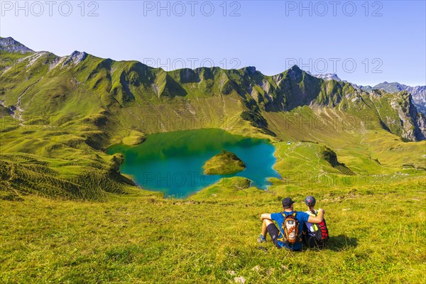 Schrecksee and Allgaeu Alps