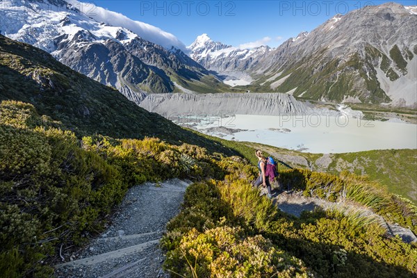 Hiker on a trail