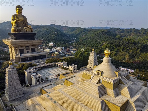 Aerial of Fo Guang Shan Monastery