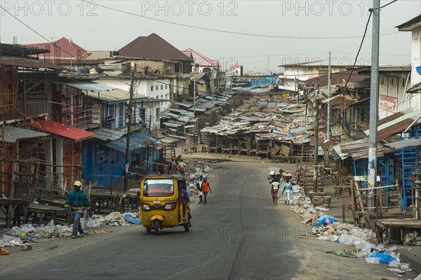 Waterfront market in the center of Monrovia