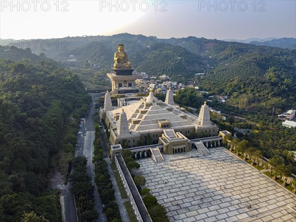 Aerial of Fo Guang Shan Monastery