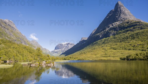 Lake Litlvatnet in Innerdalen High Valley