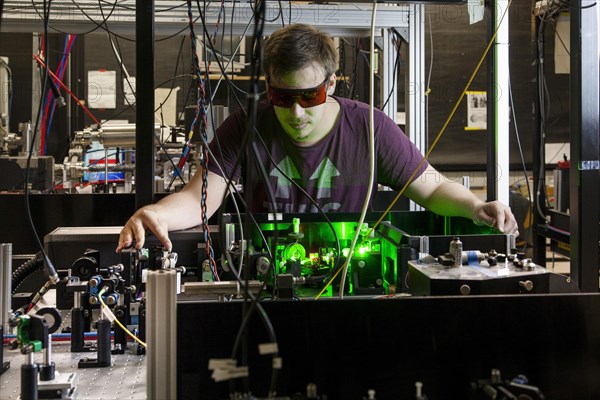 Laser laboratory of experimental physics at Heinrich Heine University Duesseldorf