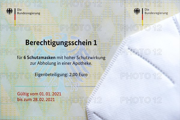 Authorization certificates for FFP-2 masks