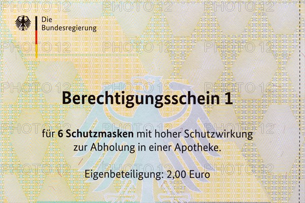 Authorization certificates for FFP-2 masks