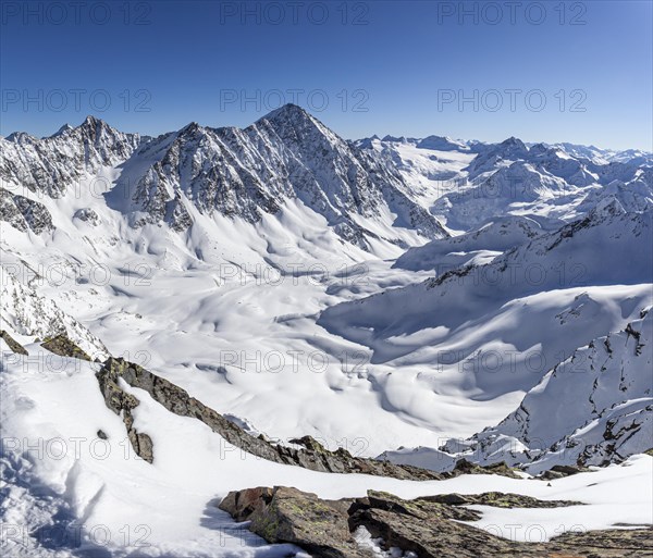 Schrankogel with Sulztalferner