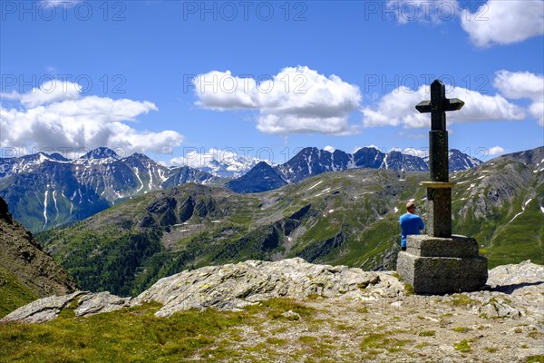 Way cross at Grand Saint-Bernard