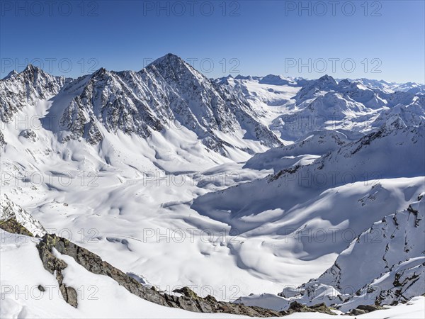 Schrankogel with Sulztalferner