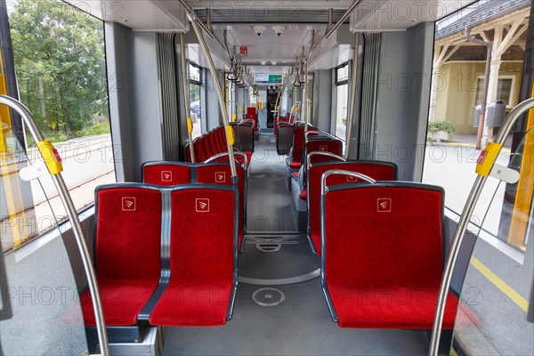 Stubaitalbahn Innsbruck tram interior railway local traffic