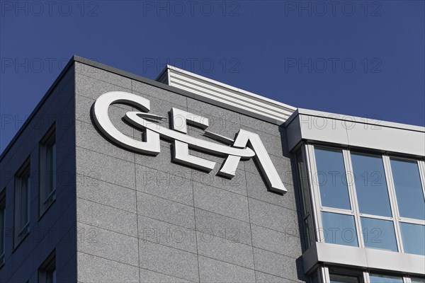 Logo GEA on the building