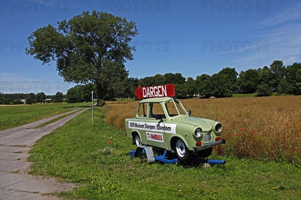 Trabi as a guide to the DDR Museum Dargen