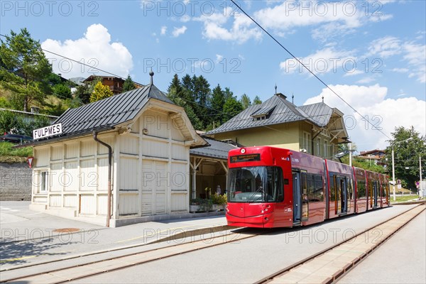 Stubaitalbahn Innsbruck tramway train station Fulpmes
