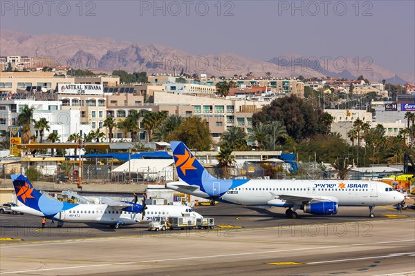 Israir aircraft at Eilat airport