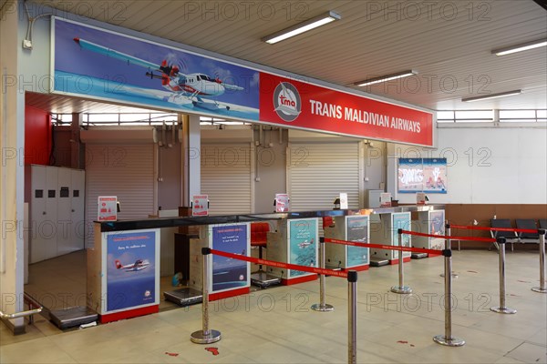 Check-in counter of TMA