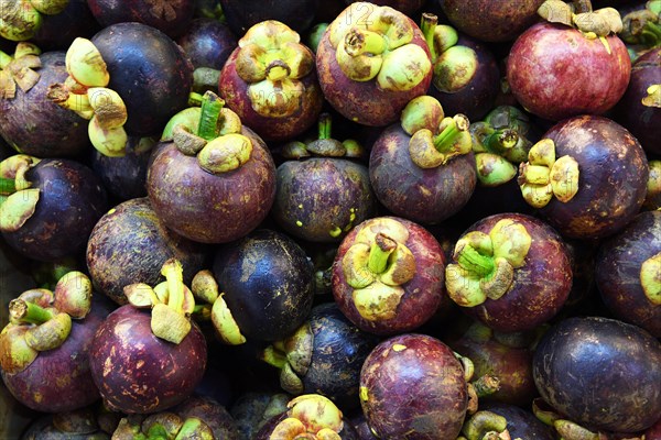Mangosteen at the Banzaan Fresh Market