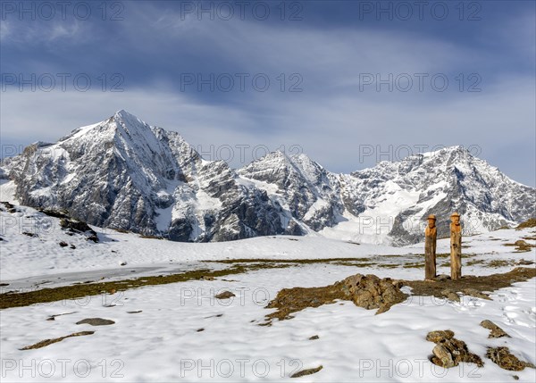 Ortler group with Koenigspitze