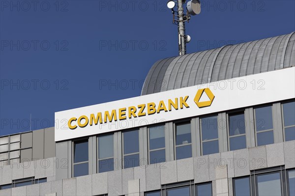 Logo Commerzbank at Duesseldorf Head Office