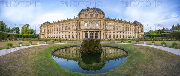 Court Garden with Residence Palace