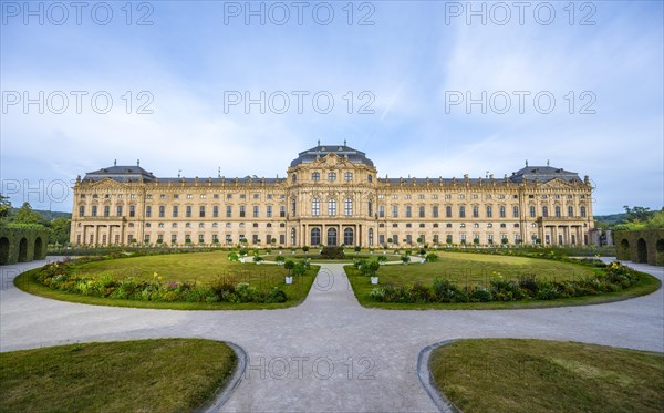 Court Garden with Residence Palace
