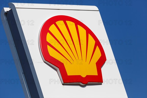 Shell logo symbol sign gas station petrol in Germany