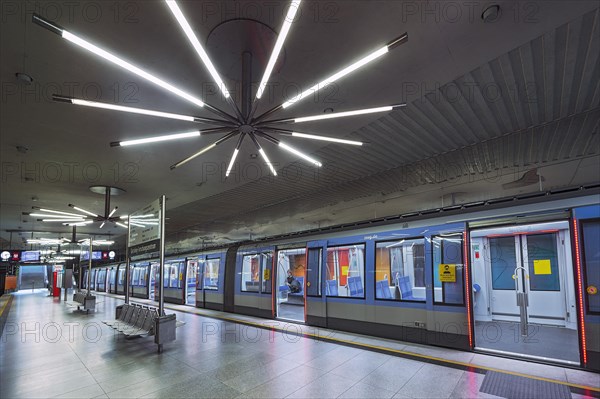 New subway at Garching-Forschungszentrum subway station