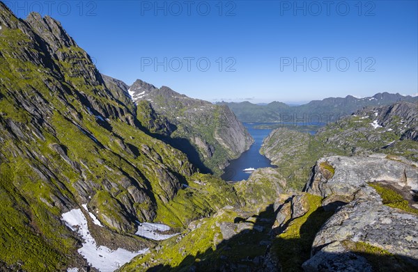 Mountains and sea
