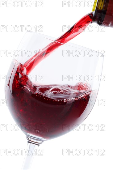 Wine pouring pouring from wine bottle red wine cut out cutout portrait