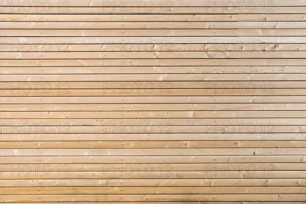 Board wall made of many narrow single boards