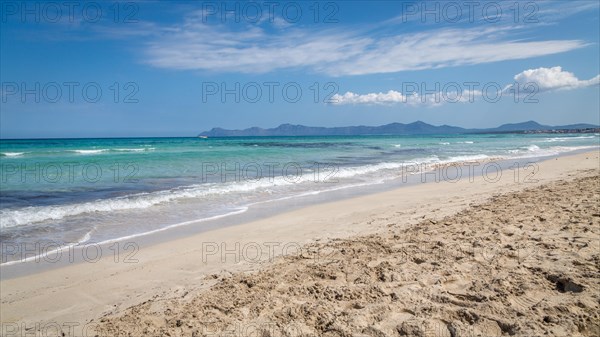 Empty beach in Majorca