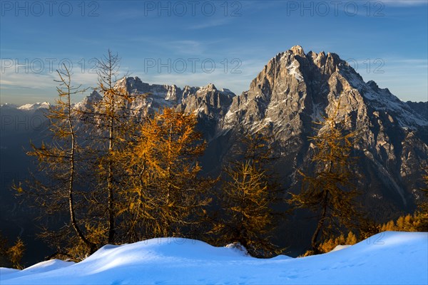 Summit of Monte Antelao in the evening light