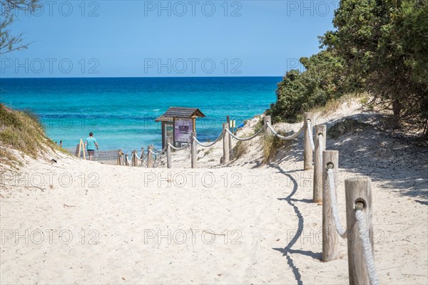 Empty beach in Majorca