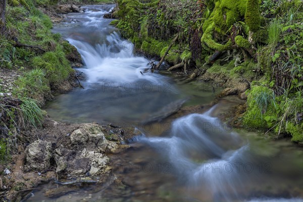Urach waterfall - Bruehlbach stream