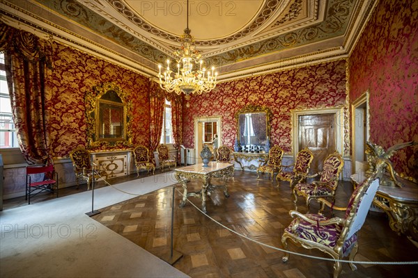 Historical living room of a Venetian palace