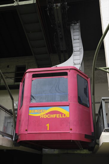 Gondola of the Hochfellnbahn