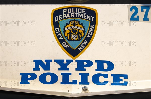 Label on Police car