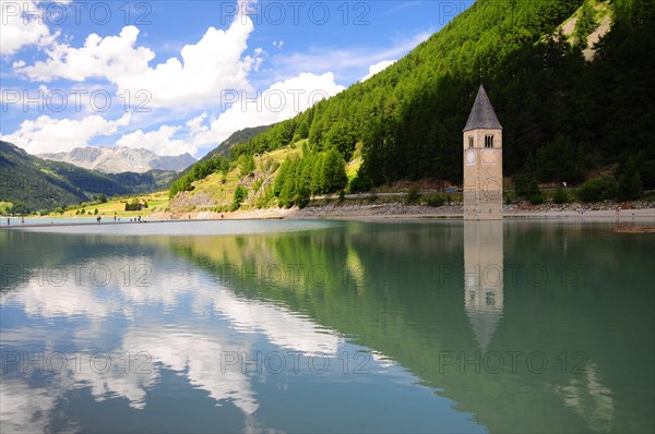 Former church of the municipality of Reschen am See