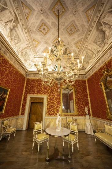 Historical living room of a Venetian palace