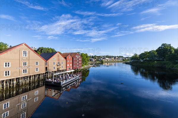 Old storehouses along the Nidelva