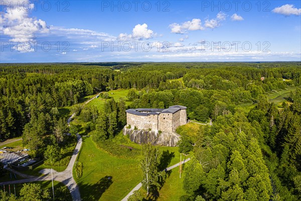 Aerial of Raseburg castle