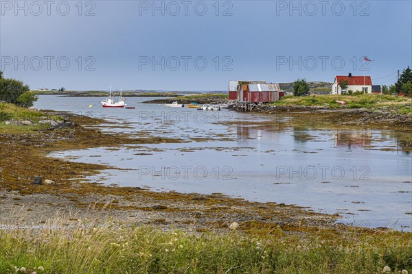 Red boat shed