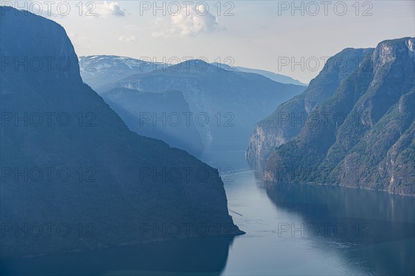Overlook over Aurlandsfjord