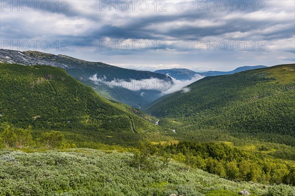 Canyon in the Aurland plateau