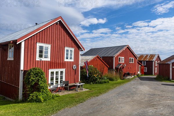 Little boat sheds in Nes