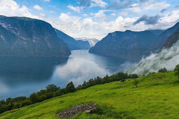 Overlook over Aurlandsfjord