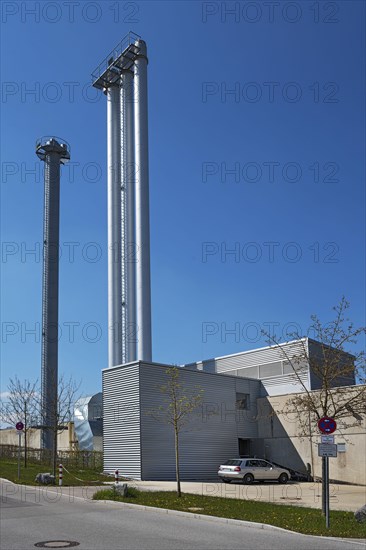 Plant for district heating and steam supply