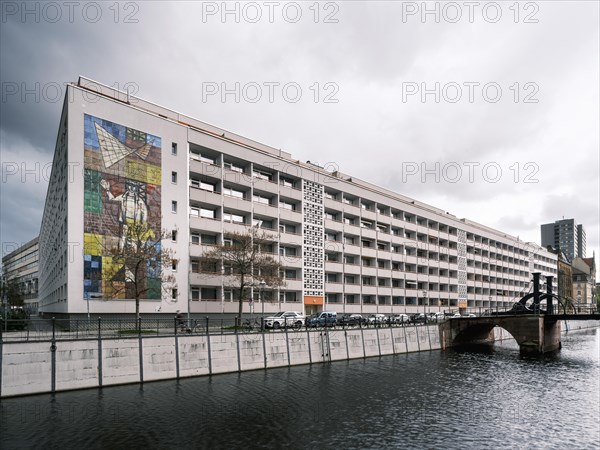 Renovated GDR panel building apartment house in Friedrichsgracht