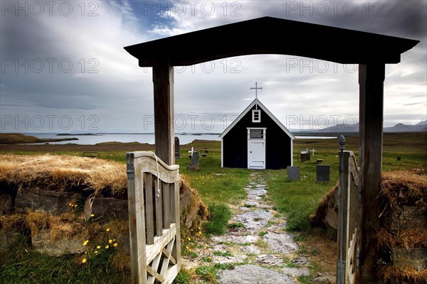 Cemetery gate