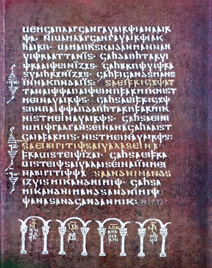 A page from the Codex Argenteus