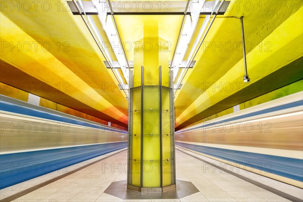 Subway Metro station Candidplatz station in Munich