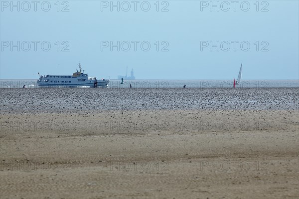 Wadden Sea in the North Sea